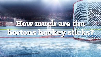 How much are tim hortons hockey sticks?