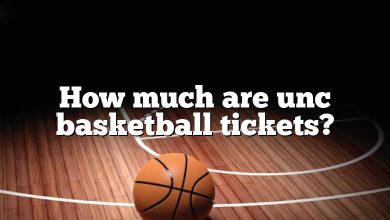 How much are unc basketball tickets?