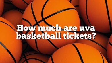 How much are uva basketball tickets?