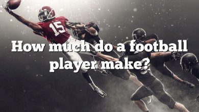 How much do a football player make?