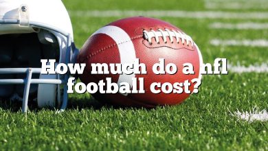 How much do a nfl football cost?