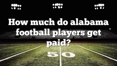 How much do alabama football players get paid?