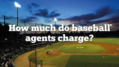 How much do baseball agents charge?