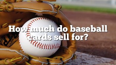 How much do baseball cards sell for?