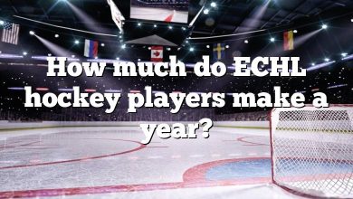 How much do ECHL hockey players make a year?