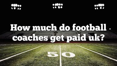 How much do football coaches get paid uk?