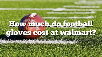 How much do football gloves cost at walmart?