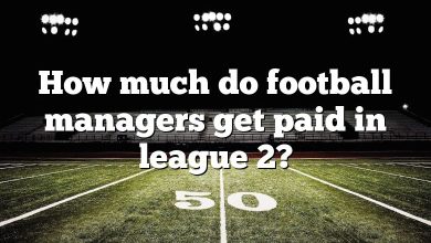 How much do football managers get paid in league 2?