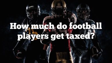 How much do football players get taxed?