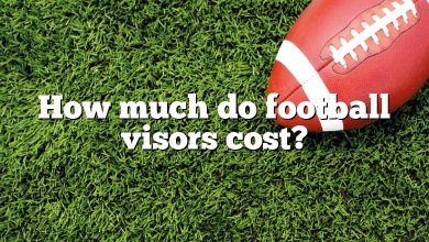 How much do football visors cost?