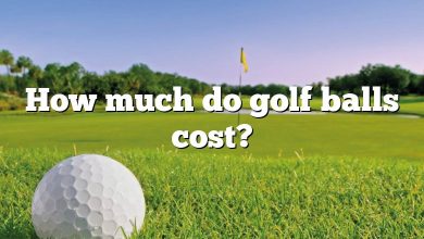 How much do golf balls cost?