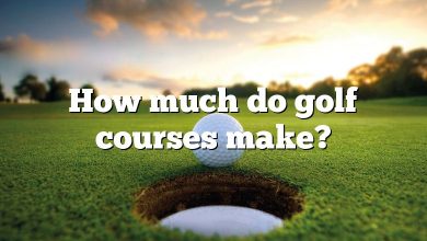 How much do golf courses make?