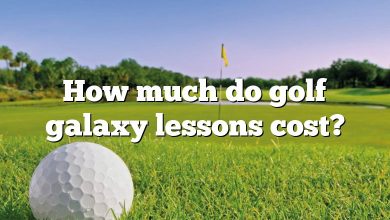 How much do golf galaxy lessons cost?