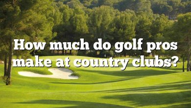 How much do golf pros make at country clubs?