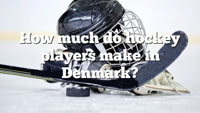 How much do hockey players make in Denmark?