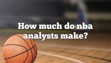 How much do nba analysts make?