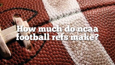 How much do ncaa football refs make?