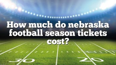 How much do nebraska football season tickets cost?