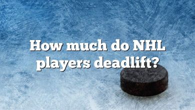 How much do NHL players deadlift?