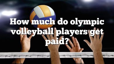 How much do olympic volleyball players get paid?