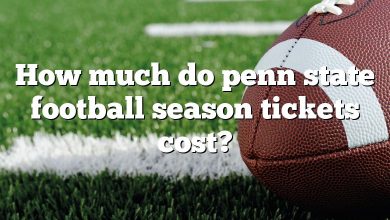 How much do penn state football season tickets cost?