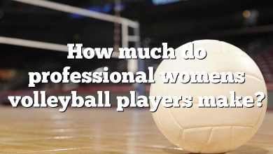 How much do professional womens volleyball players make?