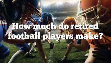 How much do retired football players make?