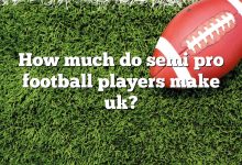 How much do semi pro football players make uk?
