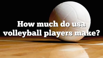 How much do usa volleyball players make?