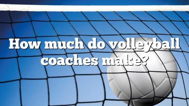 How much do volleyball coaches make?