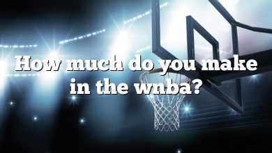 How much do you make in the wnba?