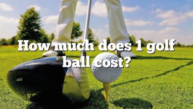 How much does 1 golf ball cost?