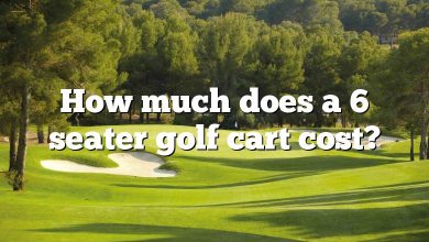 How much does a 6 seater golf cart cost?