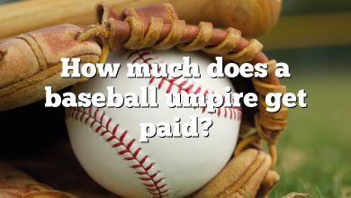 How much does a baseball umpire get paid?