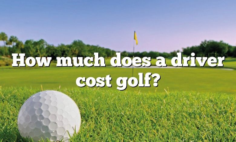 How much does a driver cost golf?