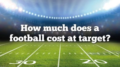 How much does a football cost at target?