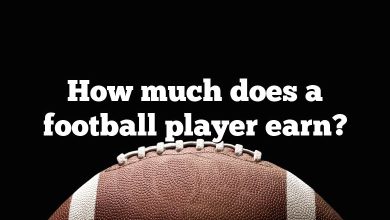 How much does a football player earn?