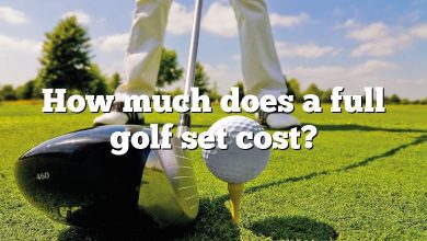 How much does a full golf set cost?