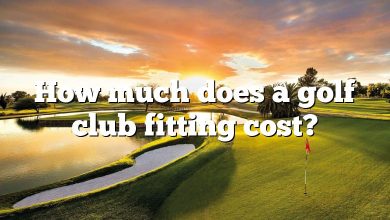 How much does a golf club fitting cost?