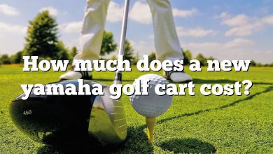 How much does a new yamaha golf cart cost?