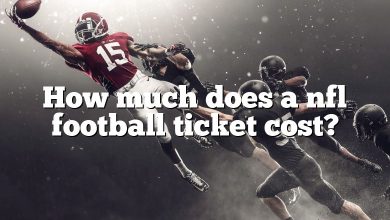 How much does a nfl football ticket cost?