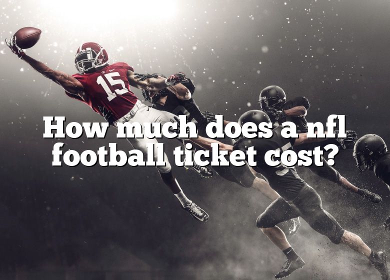 How Much Does A Nfl Football Ticket Cost? DNA Of SPORTS