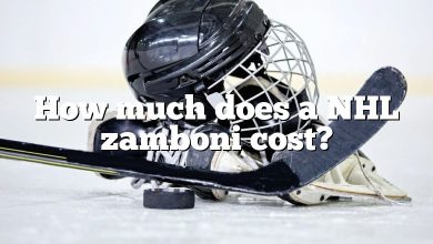 How much does a NHL zamboni cost?