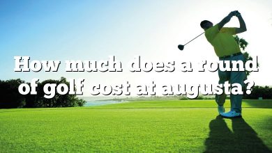 How much does a round of golf cost at augusta?