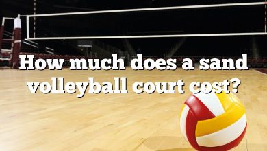 How much does a sand volleyball court cost?