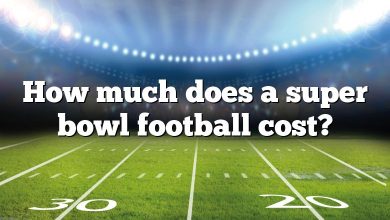 How much does a super bowl football cost?