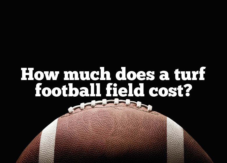 How Much Does A Turf Football Field Cost? DNA Of SPORTS