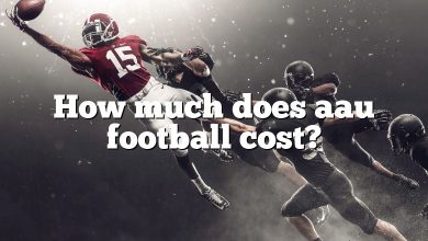 How much does aau football cost?