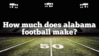 How much does alabama football make?