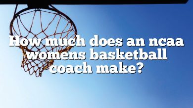 How much does an ncaa womens basketball coach make?